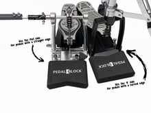 Load image into Gallery viewer, PedalBlock – Stabilizer for hi-hats, double-pedals and more (Brick Red)
