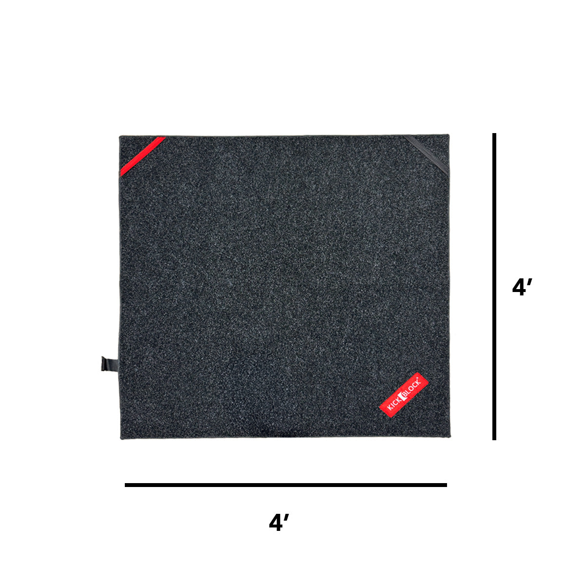 KickBlock Standard Drum Rug with Gig Bag - The Best Drumming Surface ...