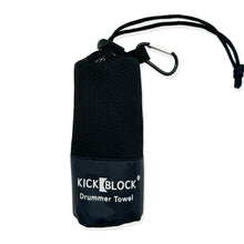 Load image into Gallery viewer, KickBlock Drummer Towel - Microfiber Towel for drummers
