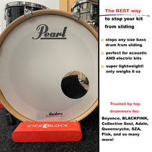 Load image into Gallery viewer, KickBlock™ - World&#39;s Best Bass Drum Stabilizer (Brick Red)
