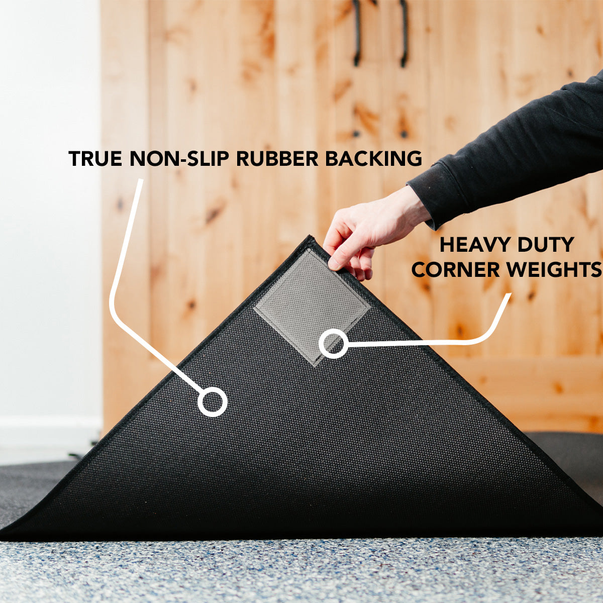 KickBlock Drum Rug - 8'x8'  Large Drum Rug - Deluxe Edition