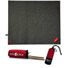 Load image into Gallery viewer, The &quot;Everything But The Blocks&quot; Bundle - Drum Rug + Stick Holder + Drummer Towel

