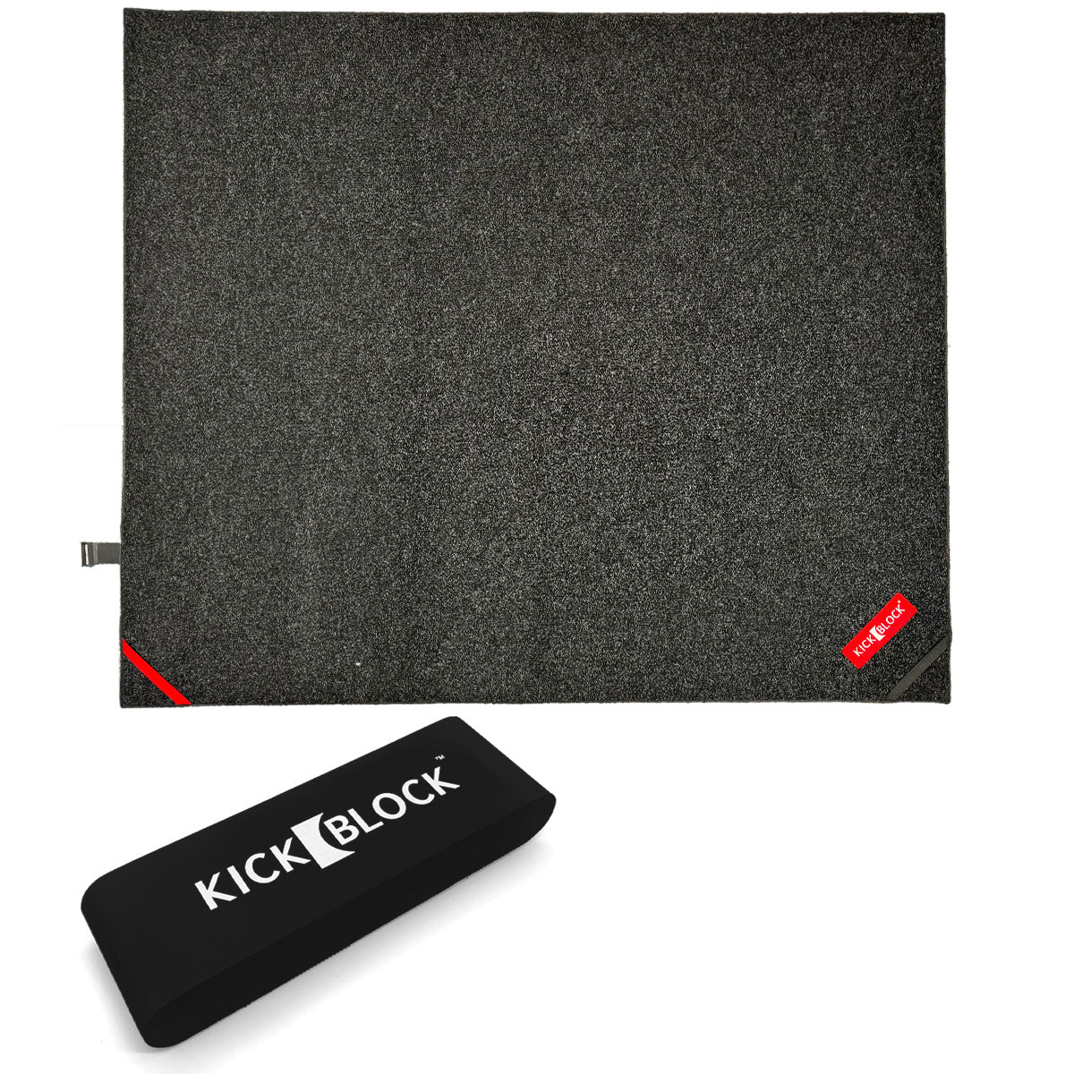 KickBlock Deluxe Drum Rug + KickBlock Anchor Bundle