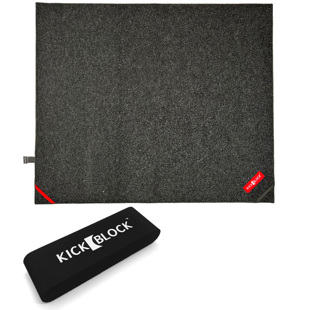 KickBlock Deluxe Drum Rug + KickBlock Anchor Bundle