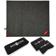 Load image into Gallery viewer, The Ultimate KickBlock Bundle - Drum Rug + KickBlock + 2 PedalBlocks
