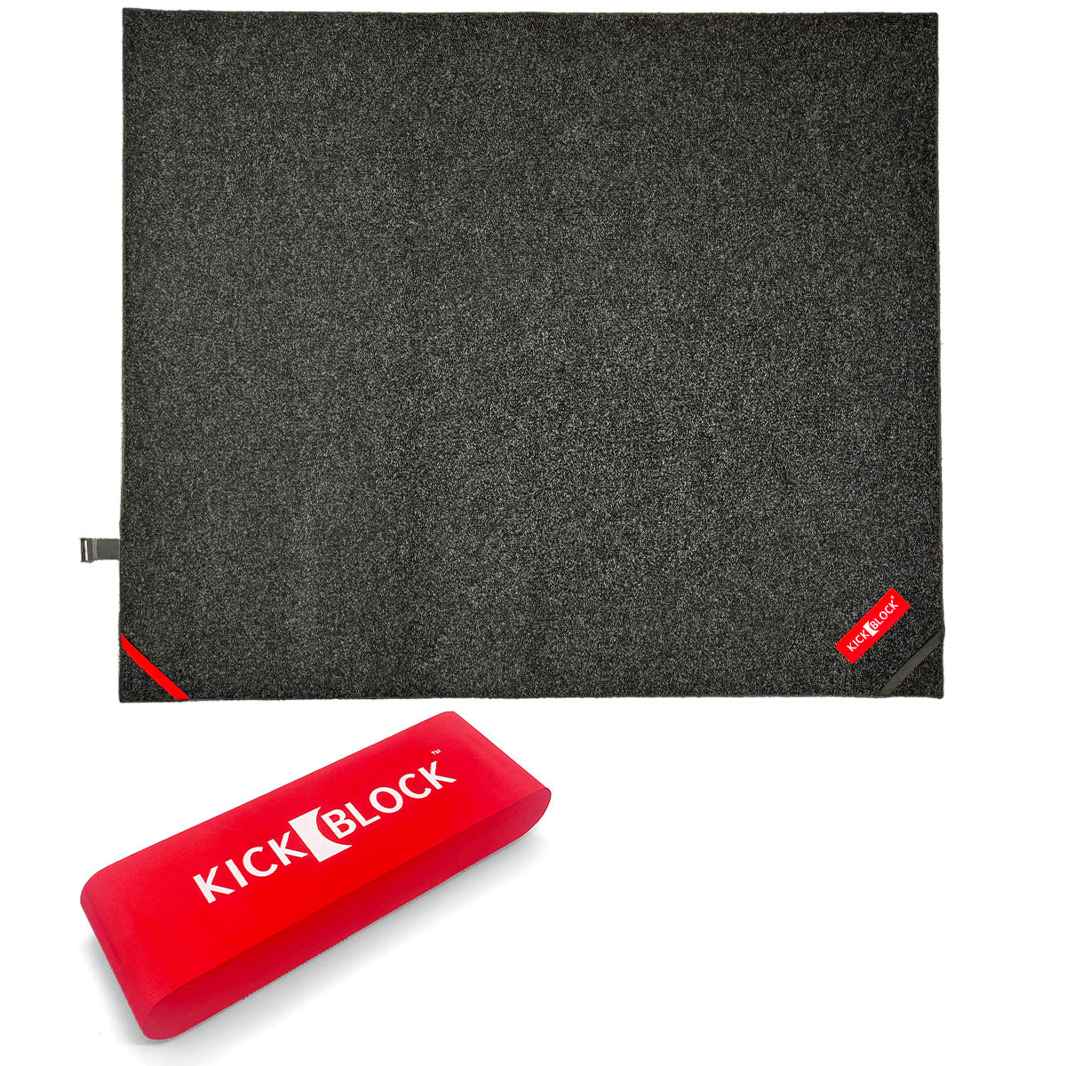 KickBlock Deluxe Drum Rug + KickBlock Anchor Bundle