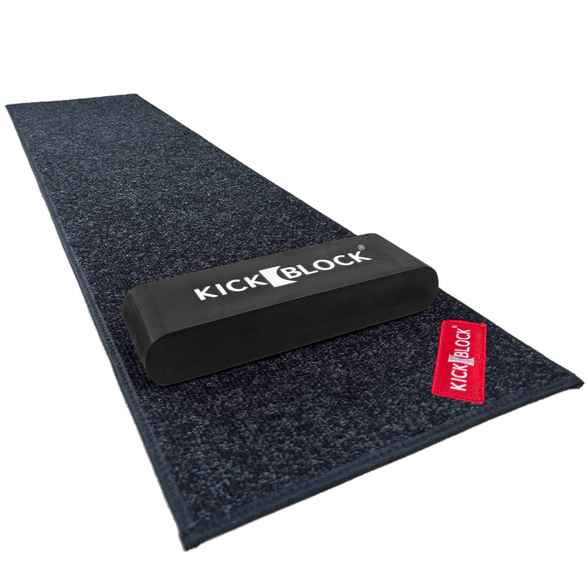 The Runway Drum Rug & KickBlock Bundle - 56"x12" Slim Bass Drum Rug with Bass Drum Anchor