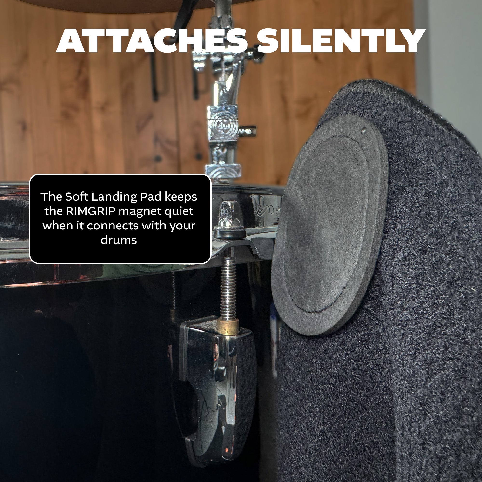 RimGrip Drum Towel - Magnetic Drummer Towel