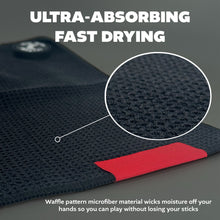 Load image into Gallery viewer, RimGrip Drum Towel - Magnetic Drummer Towel
