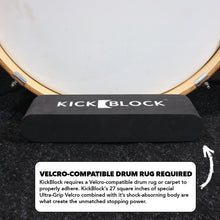 Load image into Gallery viewer, KickBlock™ - World&#39;s Best Bass Drum Stabilizer (Stage Black)
