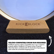 Load image into Gallery viewer, KickBlock™ - World&#39;s Best Bass Drum Stabilizer (Natural Cork)
