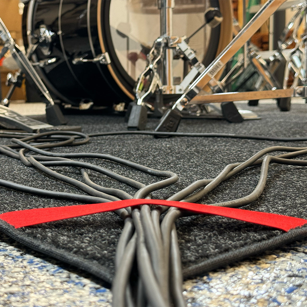KickBlock Deluxe Drum Rug with Gig Bag - The Ultimate Drumming Surface