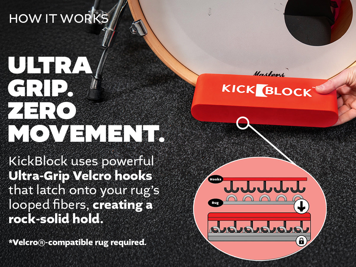 Deluxe Drum Rug + KickBlock LP – KickBlock Products