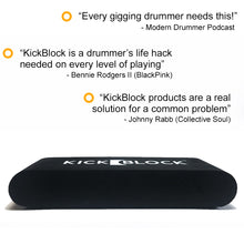 Load image into Gallery viewer, KickBlock™ - World&#39;s Best Bass Drum Stabilizer (Stage Black)
