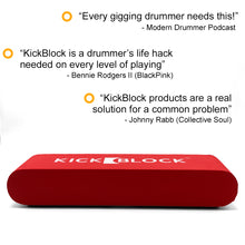 Load image into Gallery viewer, KickBlock™ - World&#39;s Best Bass Drum Stabilizer (Brick Red)
