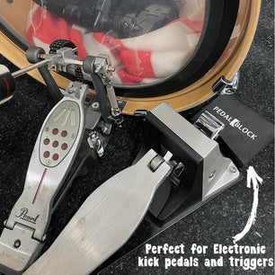 PedalBlock – Best stabilizer for pedals, hi-hat stands, cymbal stands, and triggers (Stage Black)