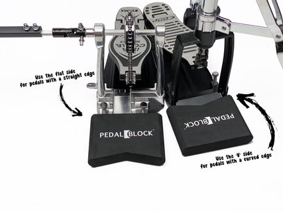 PedalBlock – Stabilizer for hi-hats, double-pedals and more (Brick Red)