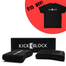 Load image into Gallery viewer, The KickBlock Super Bundle - Complete KickBlock Set + T-Shirt
