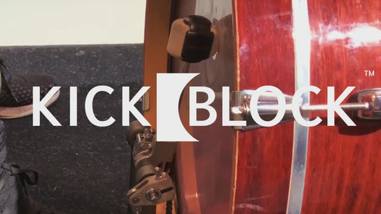 KickBlock™ - World's Best Bass Drum Stabilizer (Brick Red)